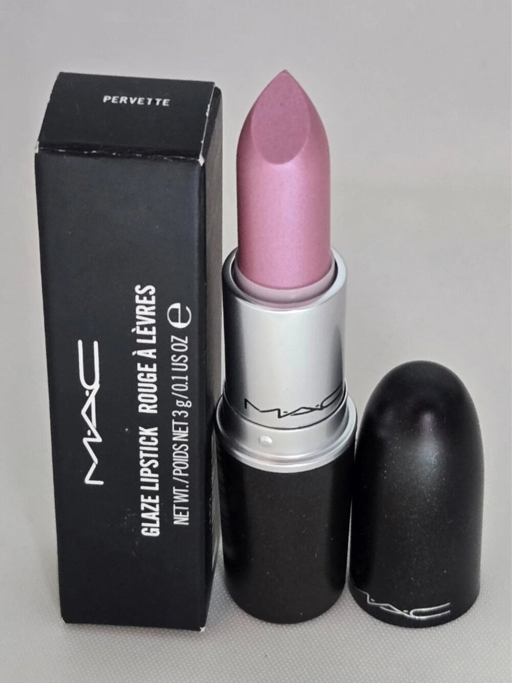 MAC Glaze Lipstick in PERVETTE - VERY RARE, New in Box, SHIPS TODAY